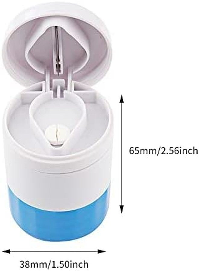 PUTHAK Pill Crusher Cutter Splitter Grinder Pill Water Cup [4 in 1] - Pill Crusher Pulverizer - Tablet Cutter with Small Pill Box Container Multifunction White - Image 3